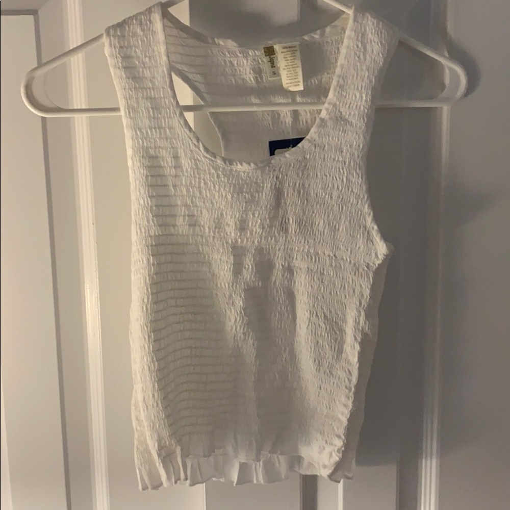 Adorable smocked tank